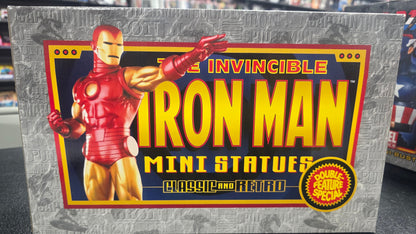 BOWEN DESIGNS IRON MAN MINI STATUE CLASSIC & RETRO 2-PACK #903/5000