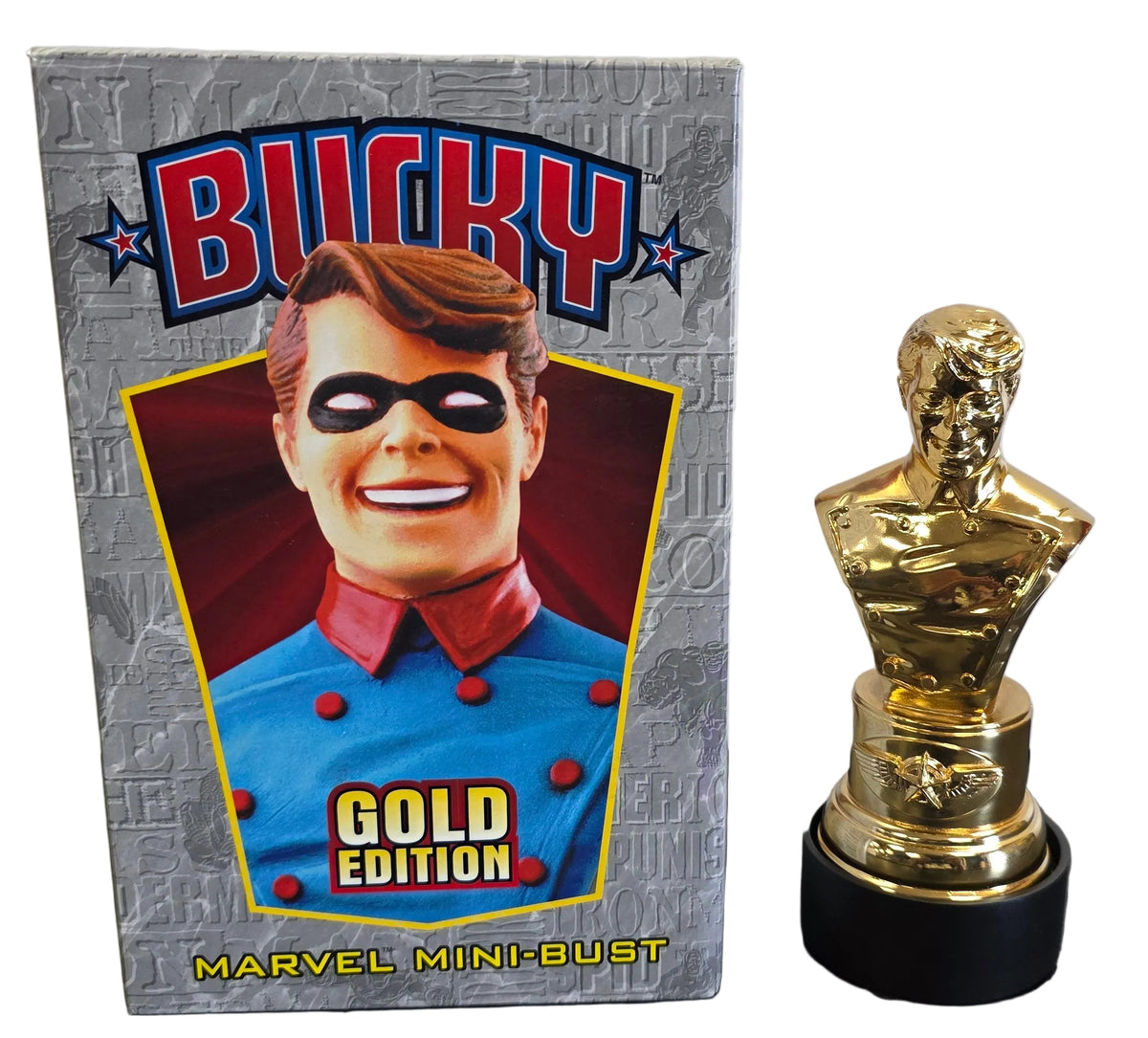 BOWEN DESIGNS GOLD EDITION BUCKY BARNES MINI BUST