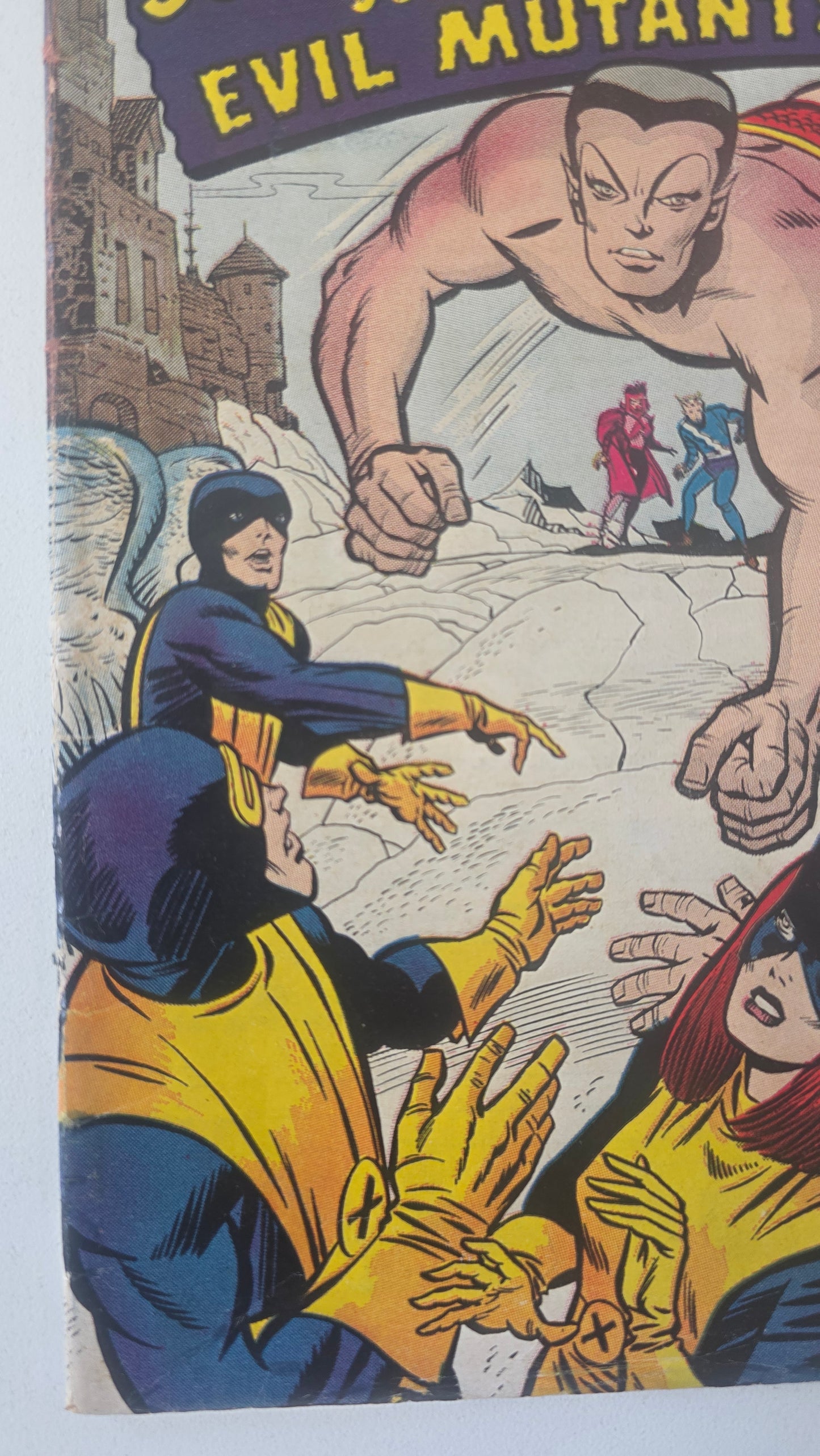 Uncanny X-Men (1963) #06 "Sub-Mariner Joins the Evil Mutants" Restoration on cover