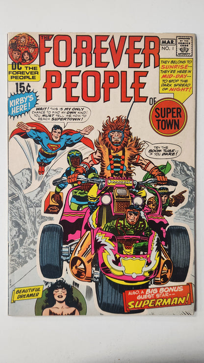 FOREVER PEOPLE #1 FN/VF 1ST FULL DARKSEID