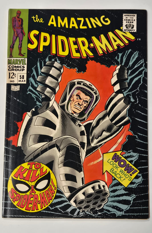 AMAZING SPIDER-MAN (1962) #058 FN-