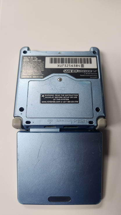GAMEBOY ADVANCE SP PEARL BLUE AGS-101