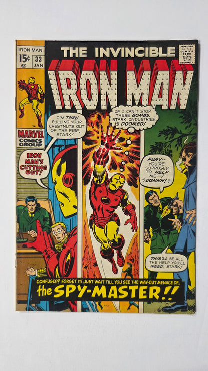 Iron Man (1968) #33 FN- 1st appearance of Spymaster