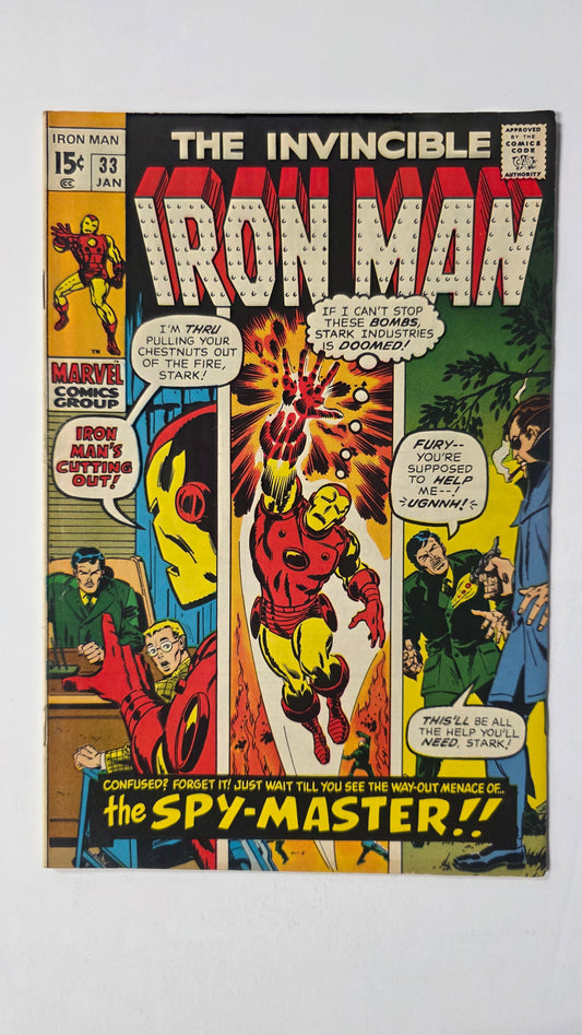 Iron Man (1968) #33 FN- 1st appearance of Spymaster