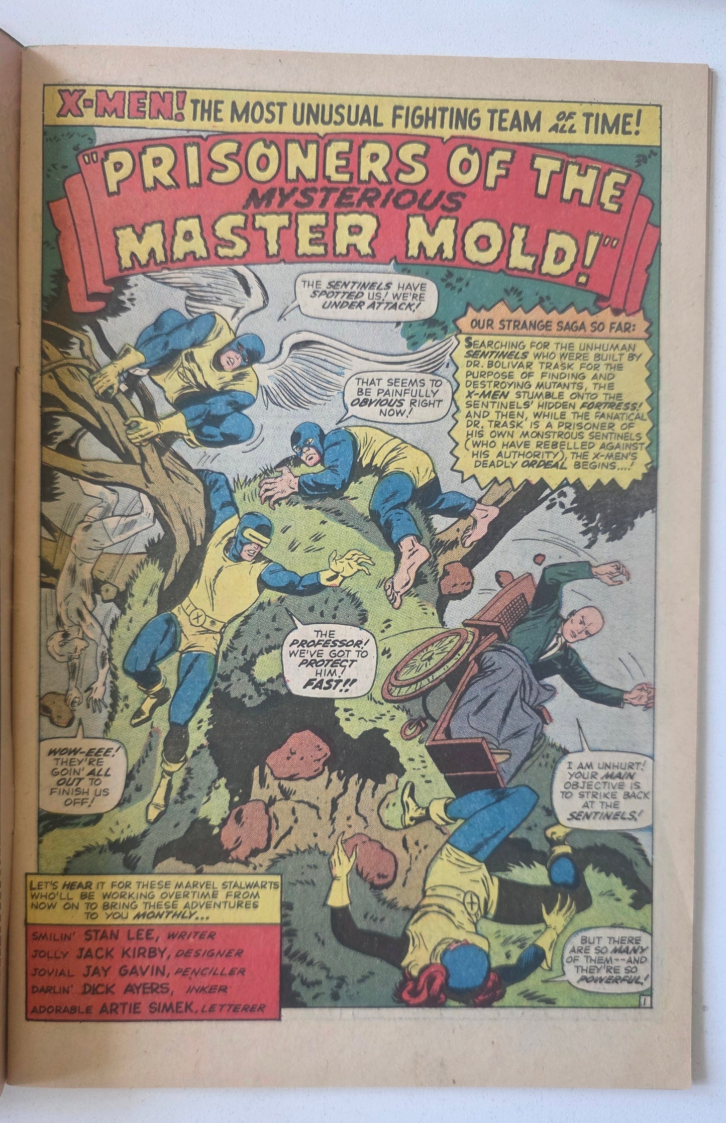 Uncanny X-Men (1963) #15 "Prisoners of the Mysterious Master Mold" 1st Appearance of Master Mold, Origin of Beast, 2nd Sentinels