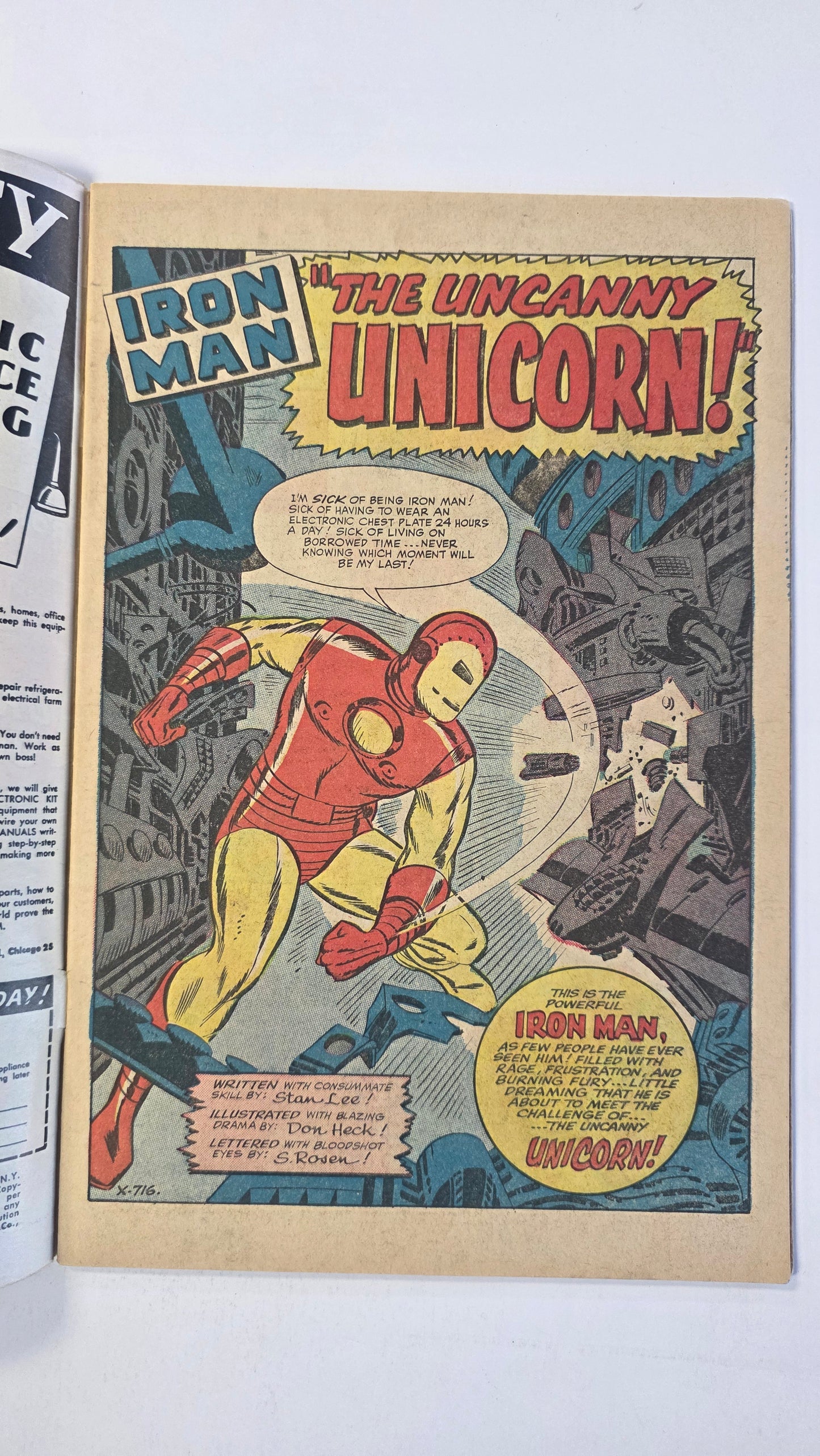 Tales of Suspense (1958) #56 FN 1st appearance of the Unicorn