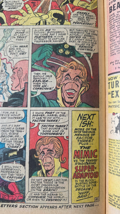 Uncanny X-Men (1963) #28 "The Wail of the Banshee!" 1st Appearance of Banshee