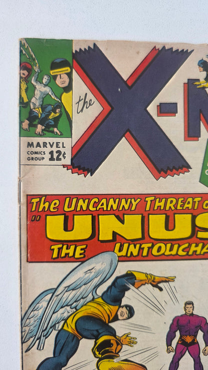 Uncanny X-Men (1963) #08 "Unus the Untouchable" 1st Unus, 1st Time Iceman Shown as Ice