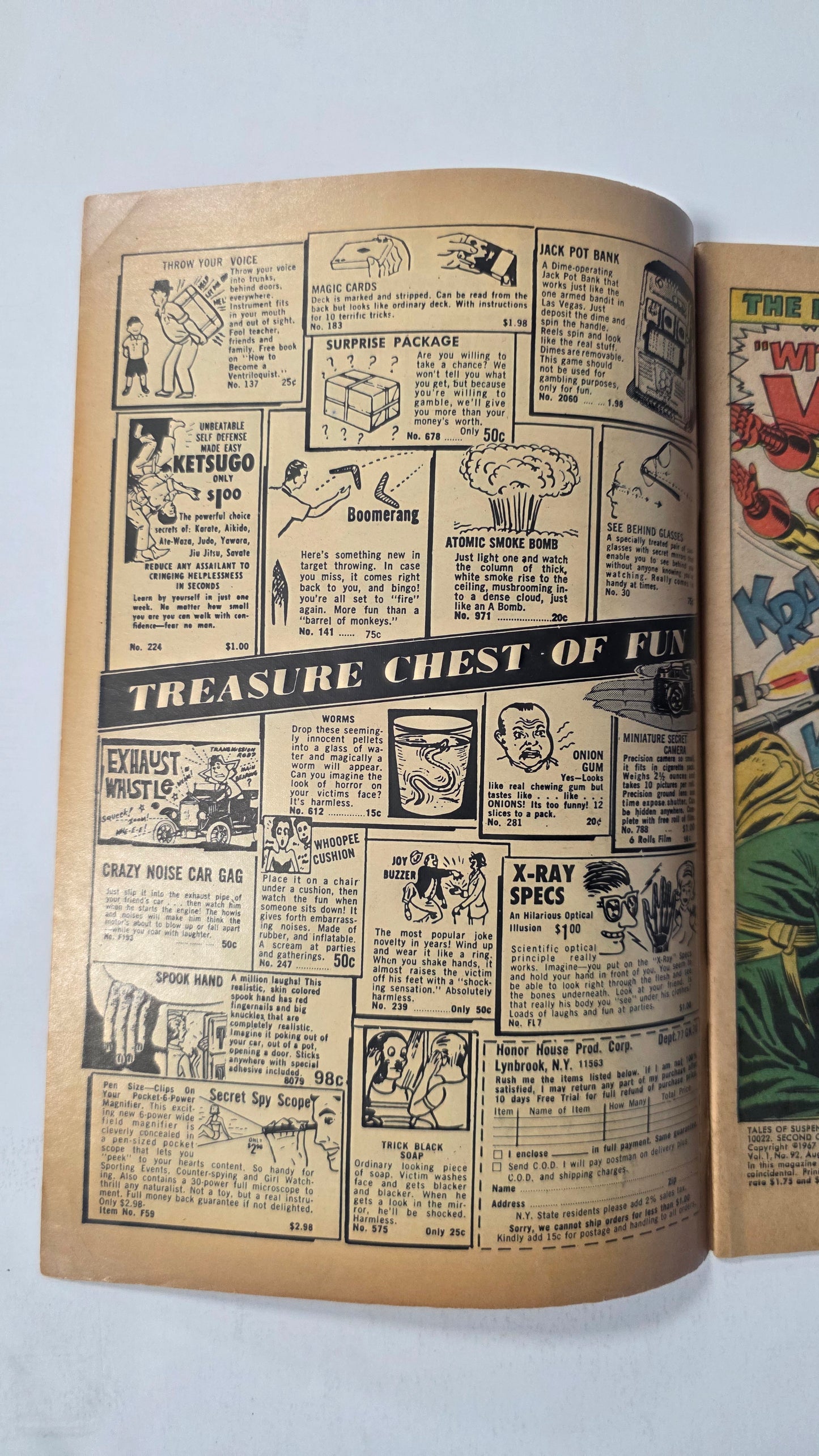 Tales of Suspense (1958) #92 FN- (5.5) Comic Book