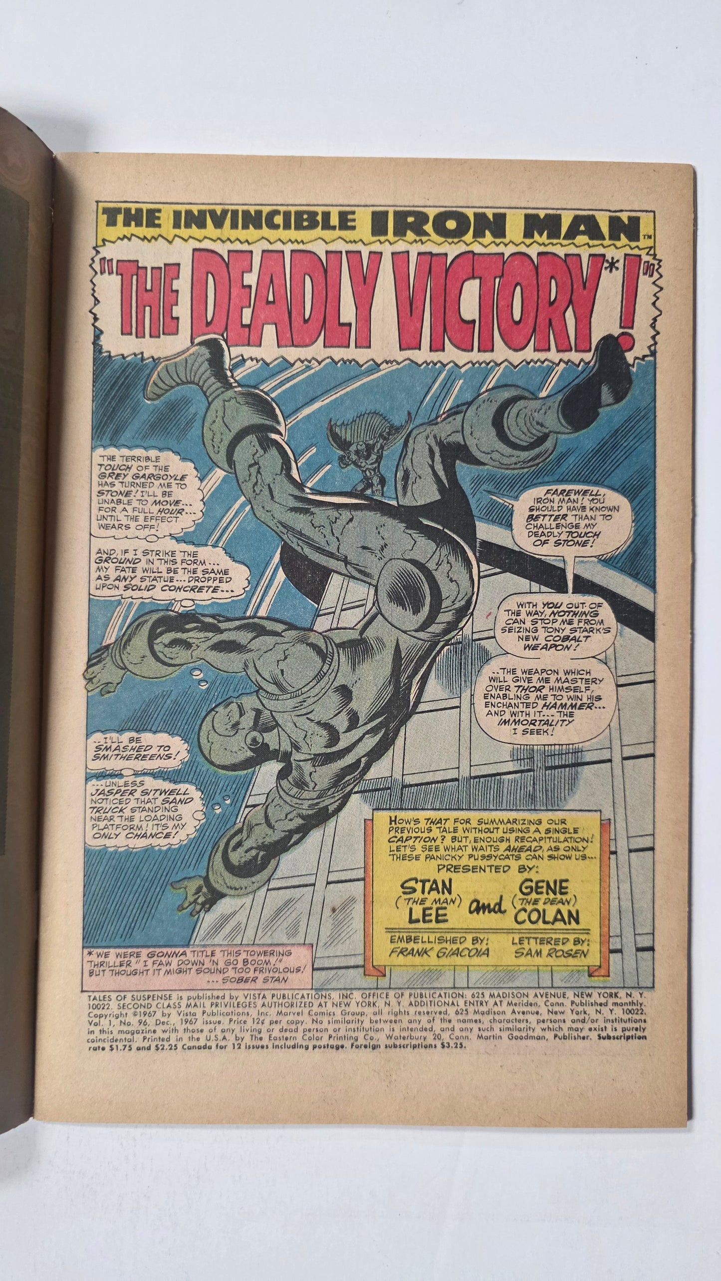 Tales of Suspense (1958) #96 FN/VF (7.0) Comic Book