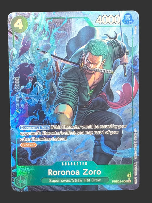 Roronoa Zoro - PRB02-006 (Alternate Art) - Premium Booster - The Best - Vol. 2