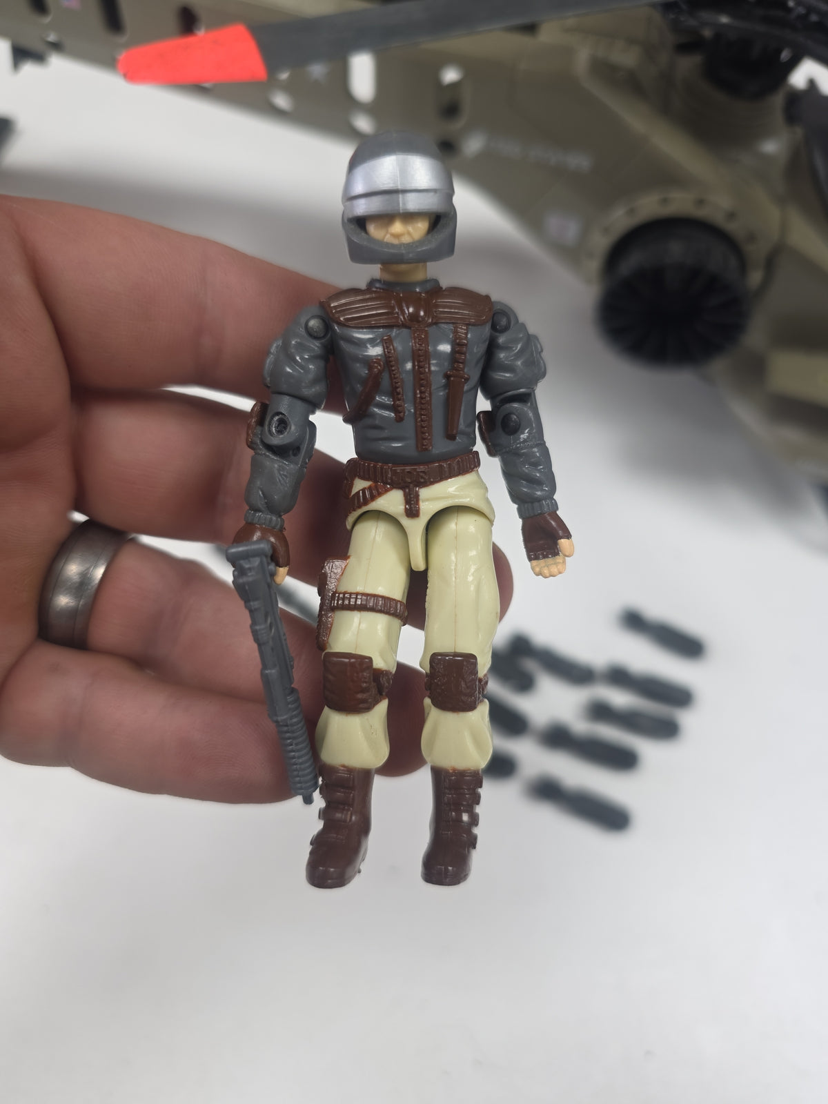 GI JOE VINTAGE 1990 RETALIATOR HELI WITH UPDRAFT
