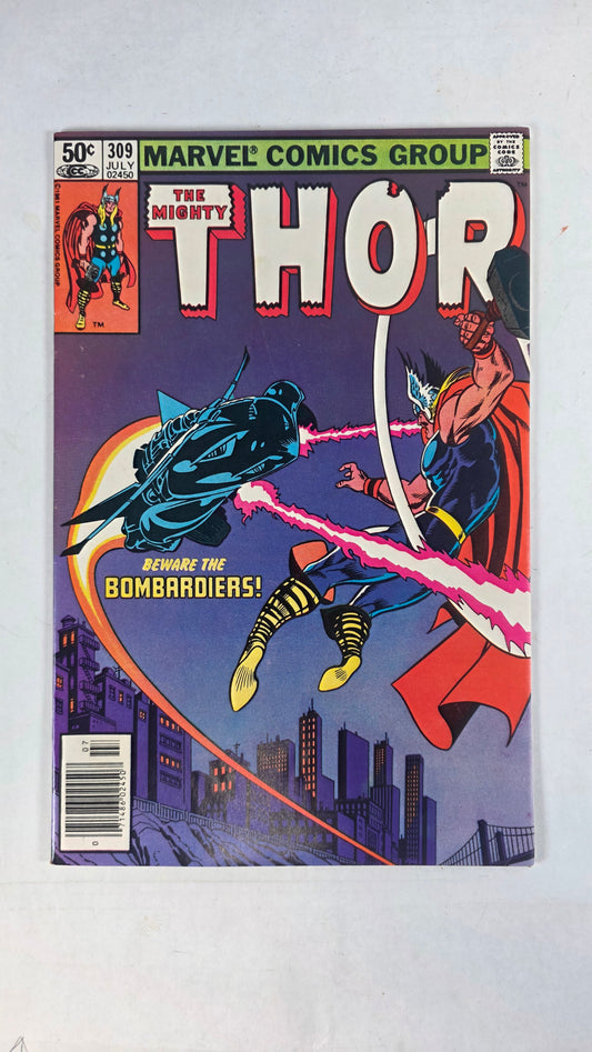 Thor (1966) #309 VF- (7.5) Newsstand Edition Comic Book