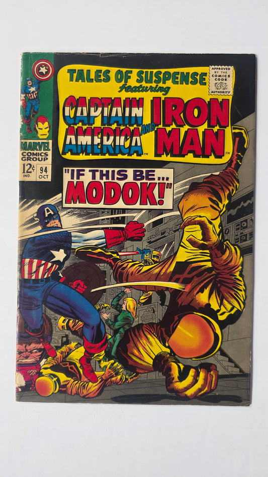 Tales of Suspense (1958) #94 VG+ (4.5) 1st full M.O.D.O.K. Comic Book