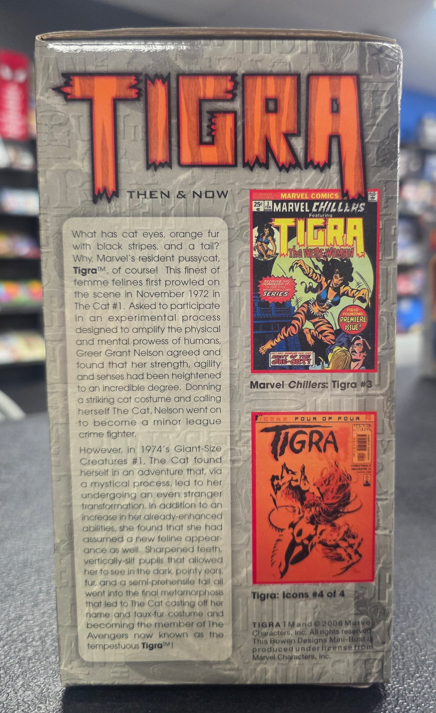 BOWEN DESIGNS TIGRA MARVEL COMICS MINI BUST #393/2500