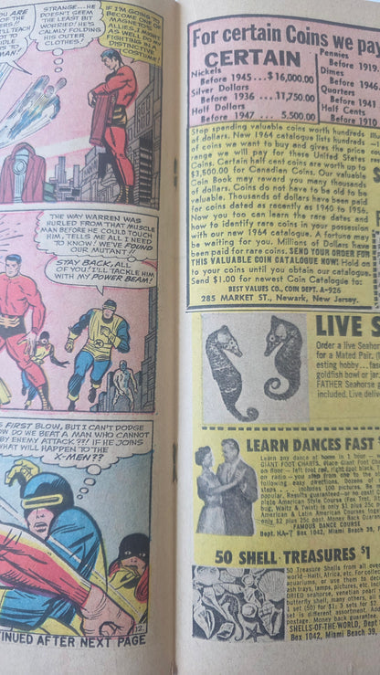Uncanny X-Men (1963) #08 "Unus the Untouchable" 1st Unus, 1st Time Iceman Shown as Ice