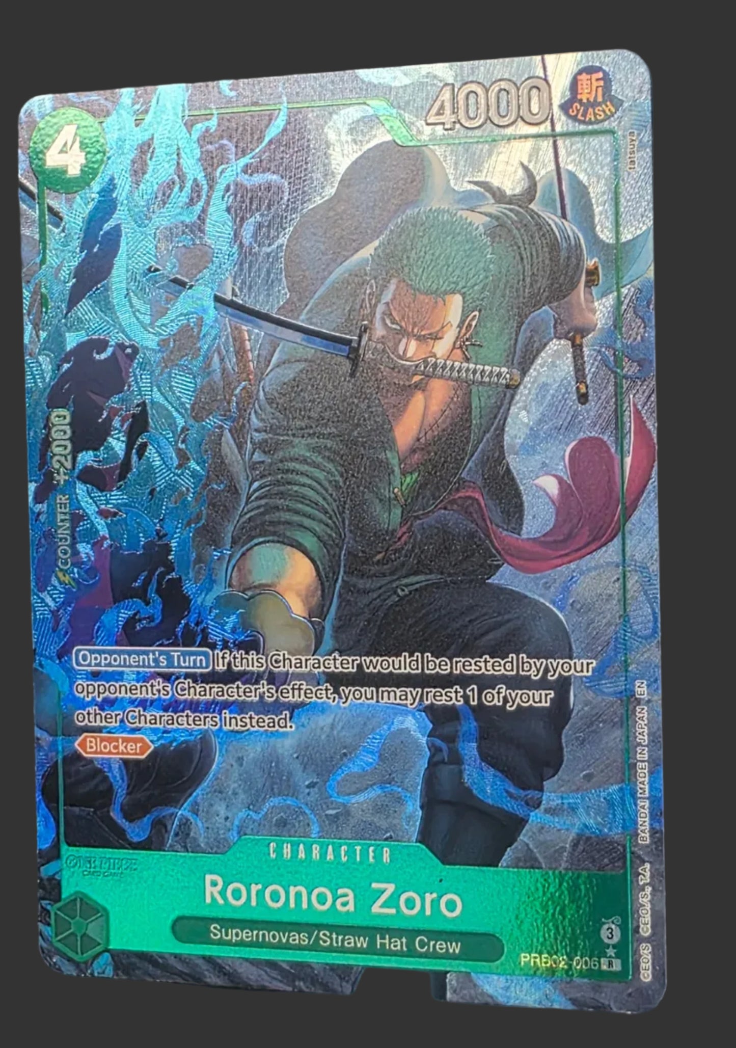 Roronoa Zoro - PRB02-006 (Alternate Art) - Premium Booster - The Best - Vol. 2