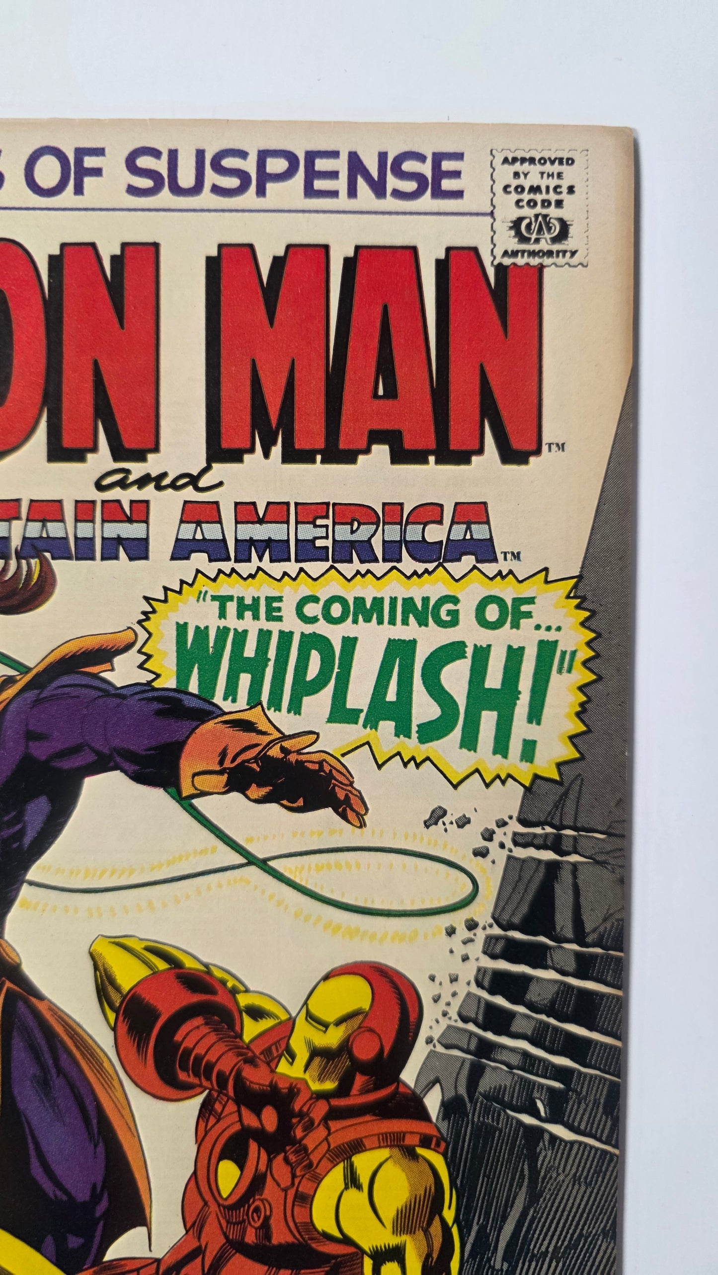 Tales of Suspense (1958) #97 FN/VF (7.0) 1st appearance of Whiplash, 1st meeting of Cap and Black Panther