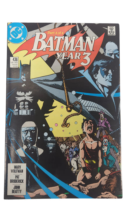 Batman (1940) #436 VF 1st Appearance of Tim Drake, Later Becomes Robin