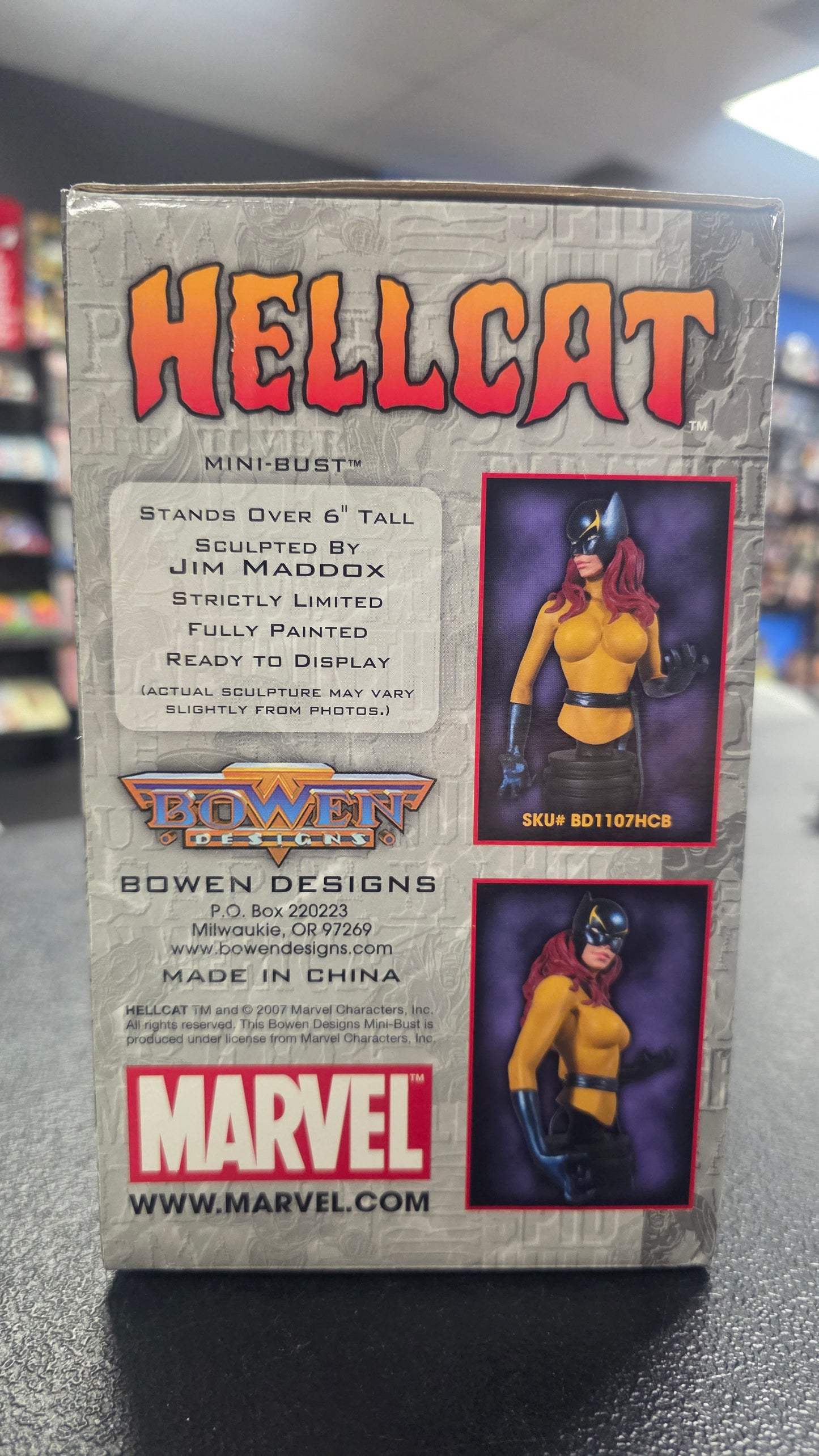 BOWEN DESIGNS HELLCAT MARVEL MINI BUST #287/1500