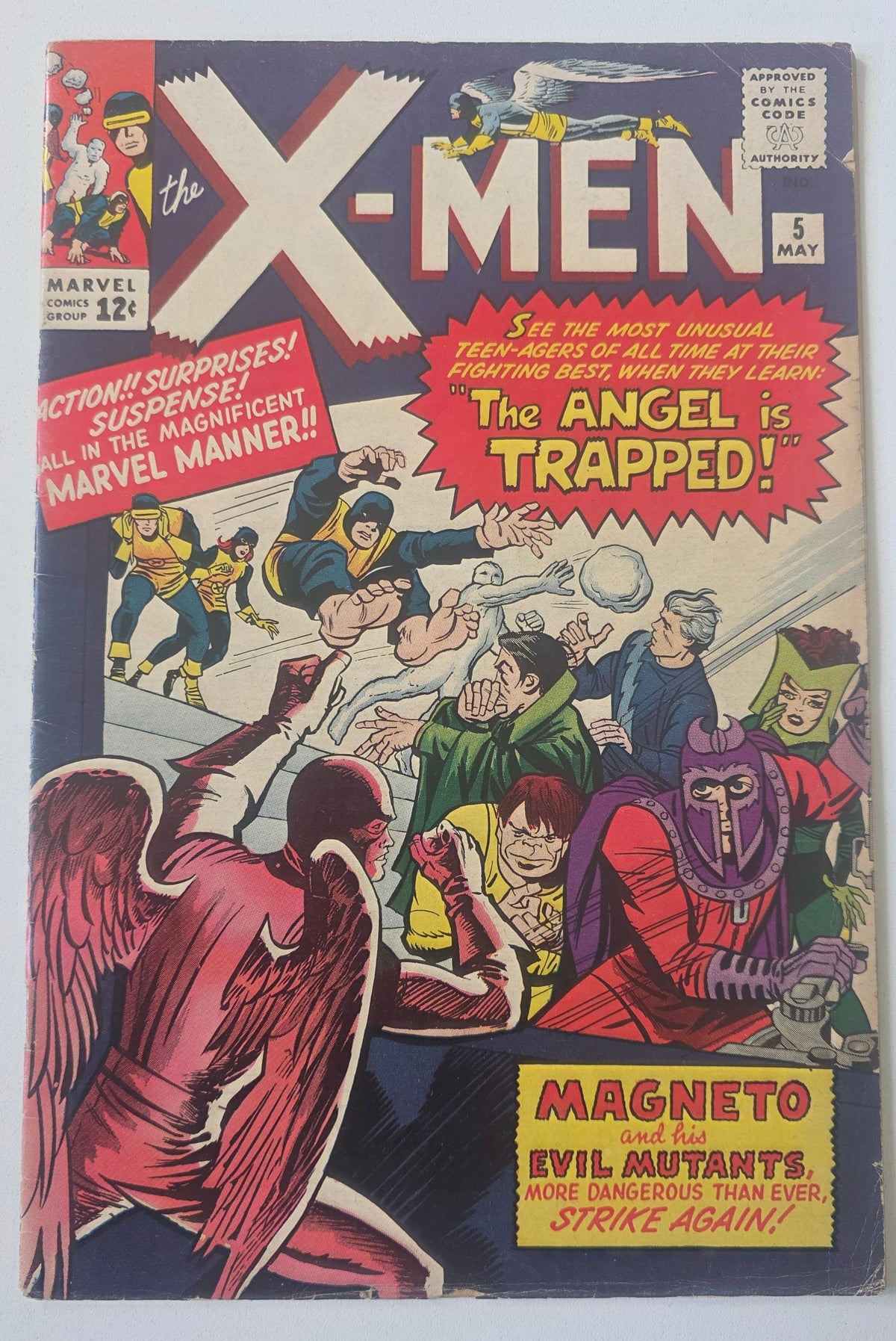 Uncanny X-Men (1963) #05 "Trapped: One X-Man!" 1st Appearance of Astroid M