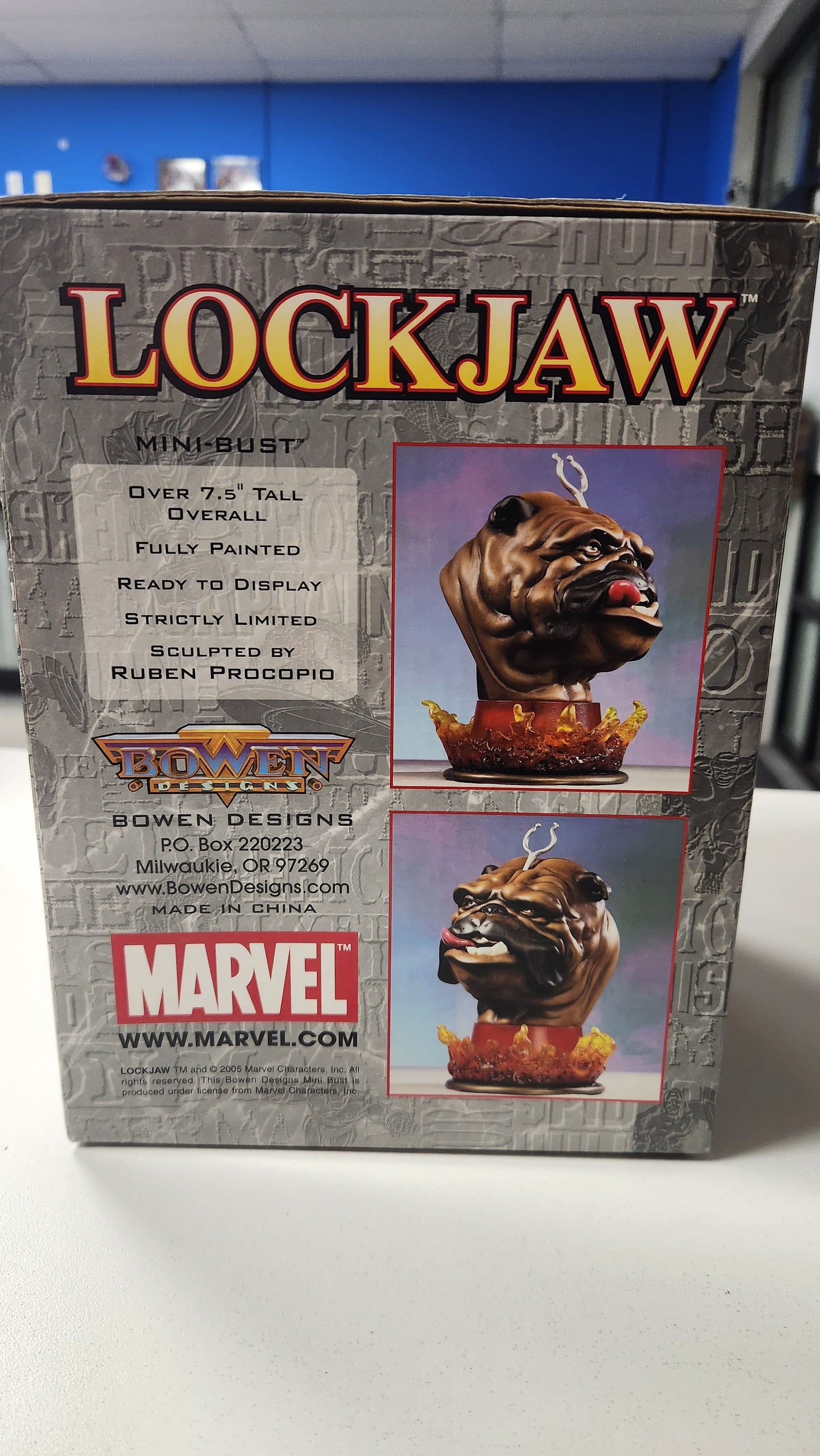 BOWEN DESIGNS LOCKJAW MINI-BUST #886/2000