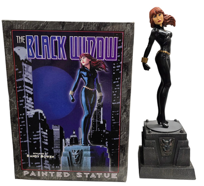 BOWEN DESIGNS BLACK WIDOW PAINTED STATUE