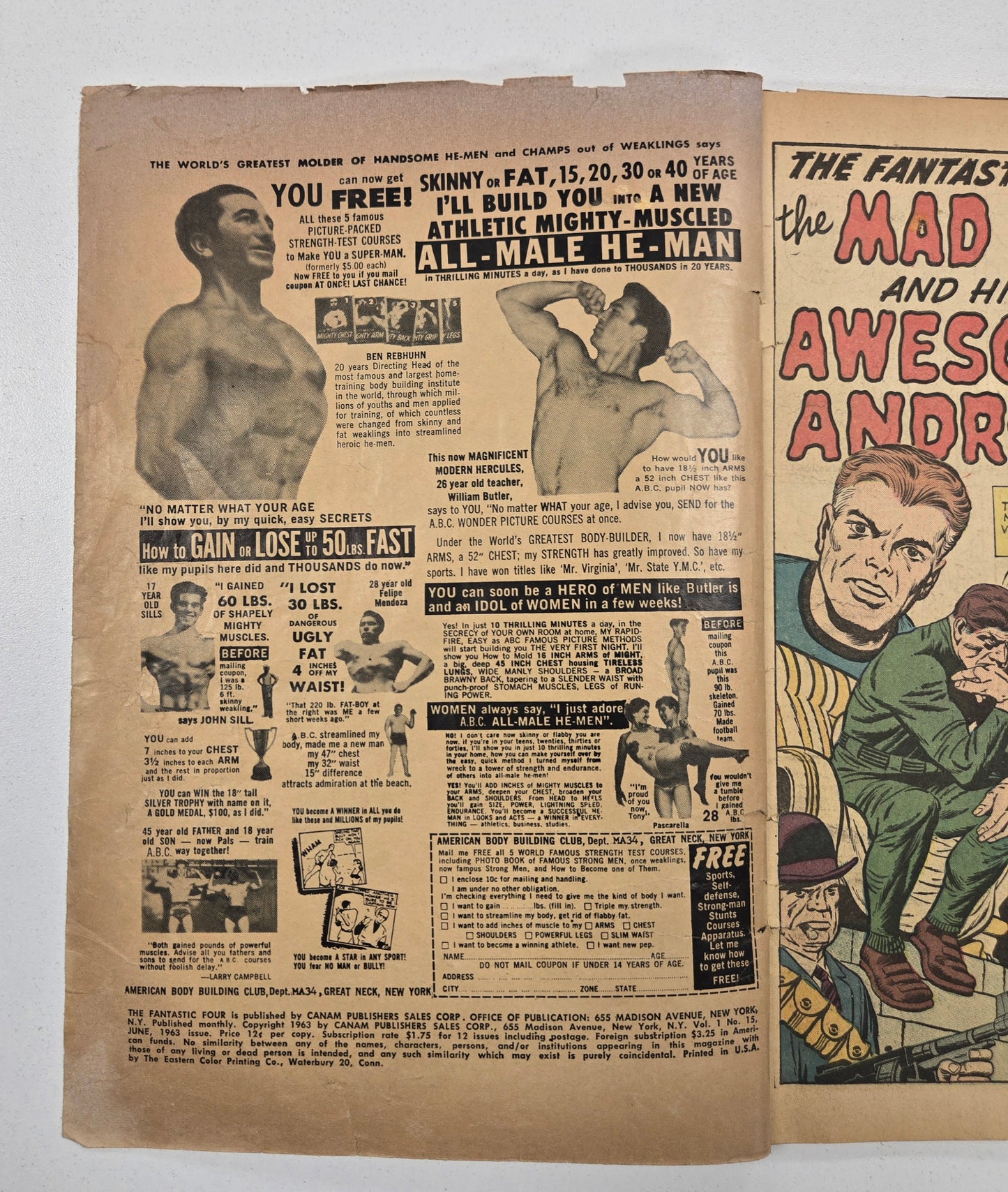 FANTASTIC FOUR (1961) #015 GD