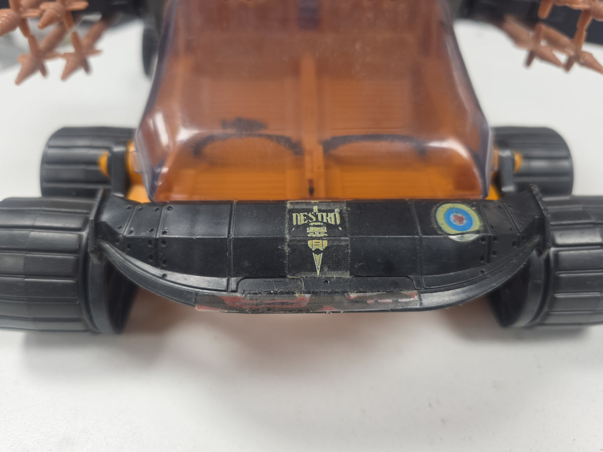 GI JOE VINTAGE 1989 DESTRO'S RAZORBACK W/WILD BOAR
