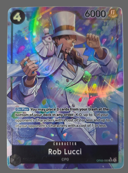 Rob Lucci (093) (Alternate Art) - Awakening of the New Era (OP05)