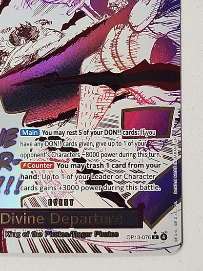 Divine Departure (Alternate Art) - Carrying On His Will (OP13)