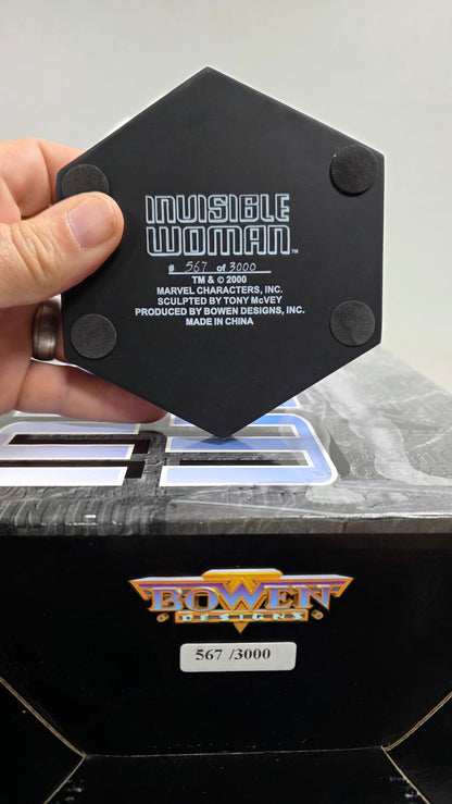 BOWEN DESIGNS INVISIBLE WOMAN CLEAR STATUE