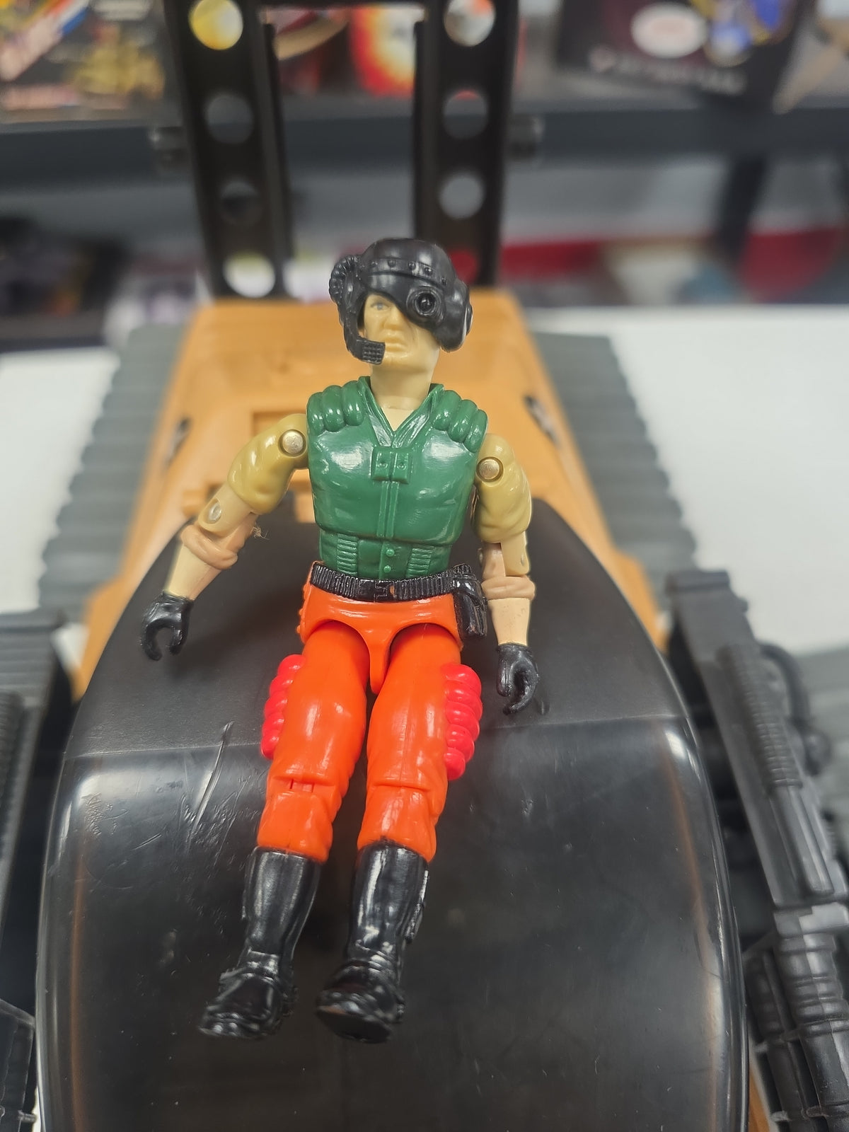 GI JOE VINTAGE 1989 RAIDER WITH HOT SEAT