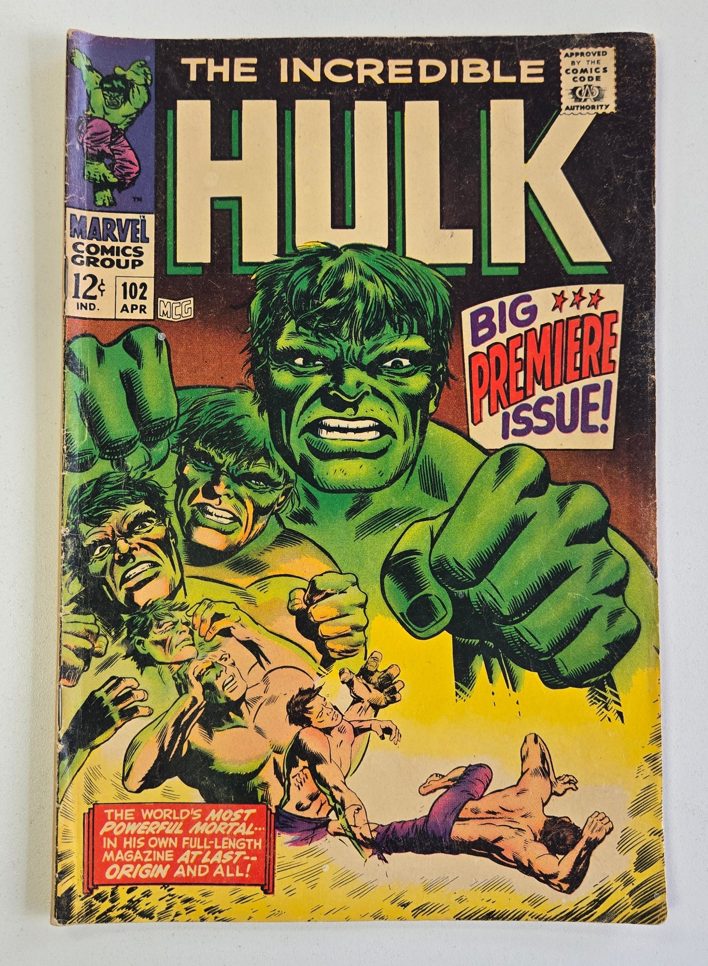 Incredible Hulk (1968) #102 - Big Premiere Issue VG/FN