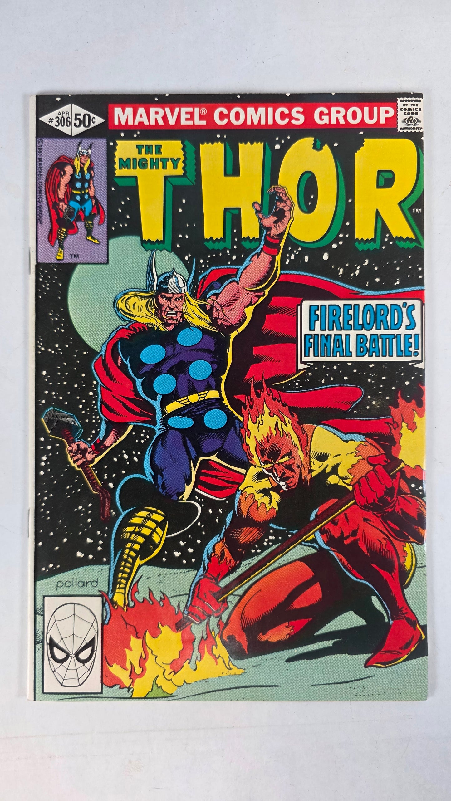 Thor (1966) #306 VF+ (8.5) Origin of Firelord & Air-Walker