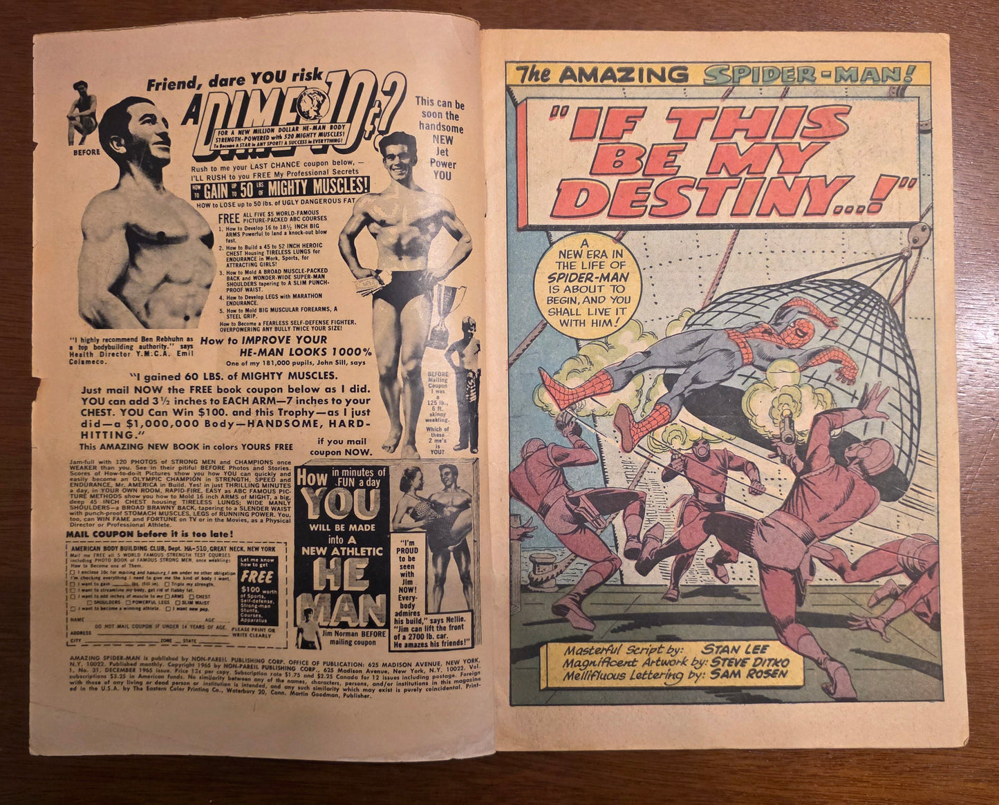 Amazing Spider-Man (1962) #031 1st Appearance of Gwen Stacy & Harry Osborn