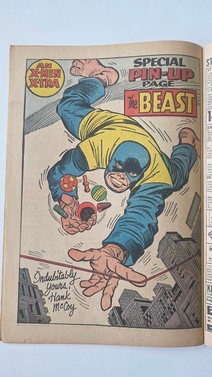 Uncanny X-Men (1963) #08 "Unus the Untouchable" 1st Unus, 1st Time Iceman Shown as Ice