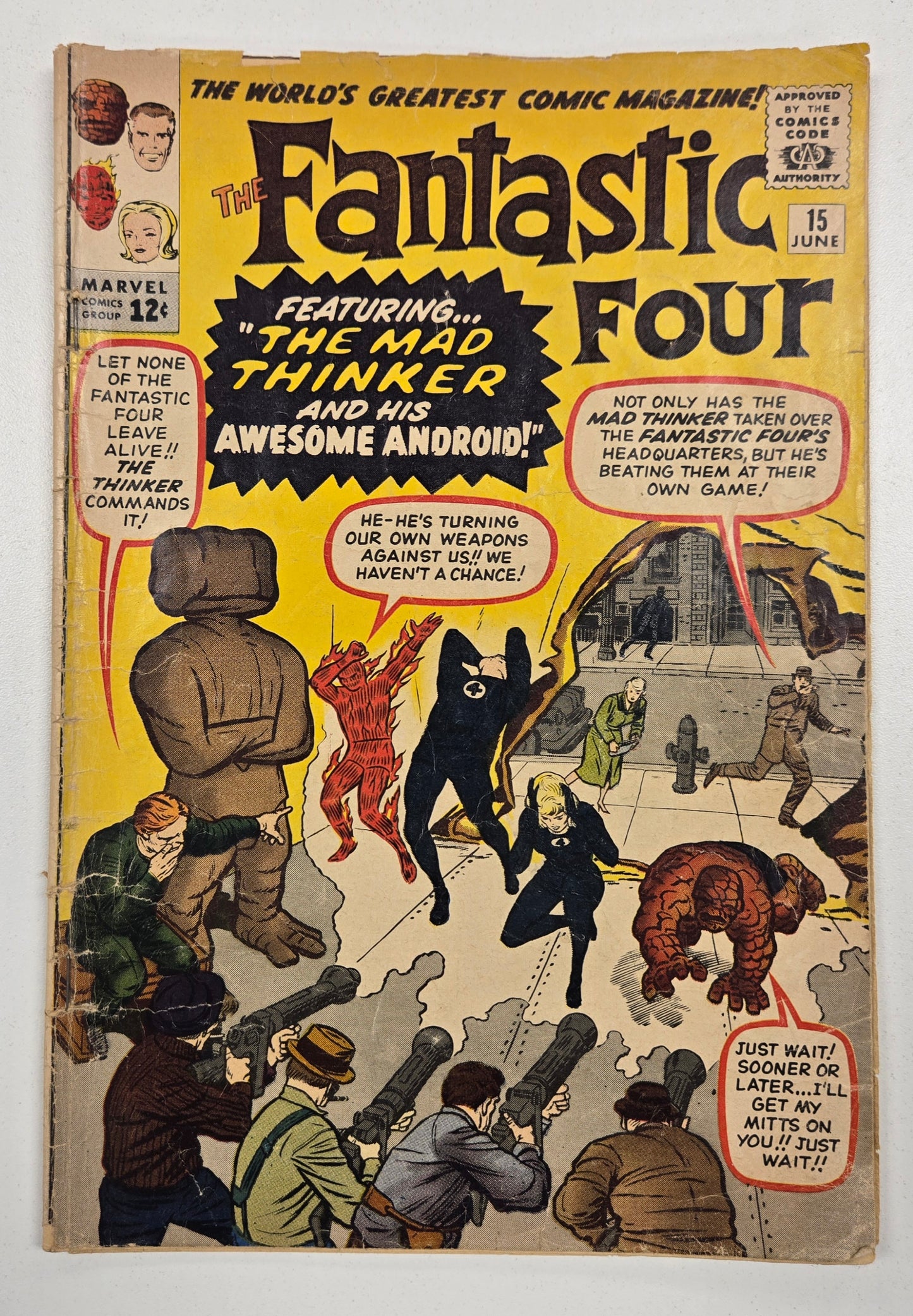 FANTASTIC FOUR (1961) #015 GD
