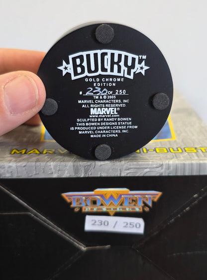 BOWEN DESIGNS GOLD EDITION BUCKY BARNES MINI BUST