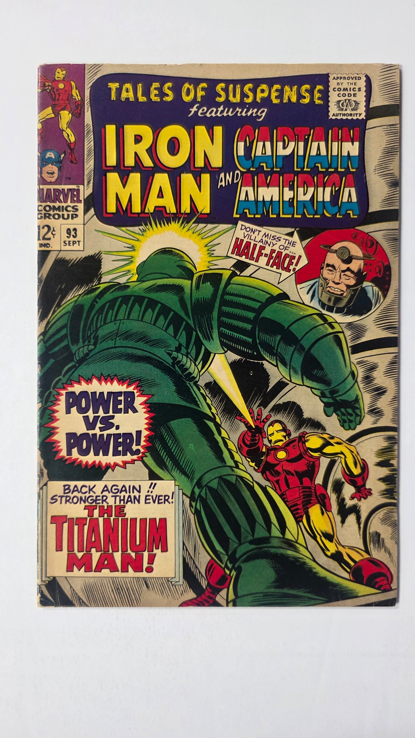 Tales of Suspense (1958) #93 FN/VF (7.0) M.O.D.O.K. cameo Comic Book