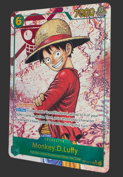 Monkey.D.Luffy (118) (Parallel) - Carrying On His Will (OP13) NM