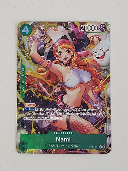 Nami (013) Alternative Art - The Azure Seven (OP14) OP14-013
