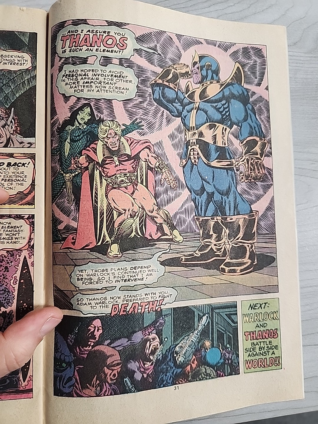 WARLOCK #9 F Key 1st Jim Starlin Art Premiere Issue Marvel Comics 1975 Thanos 
