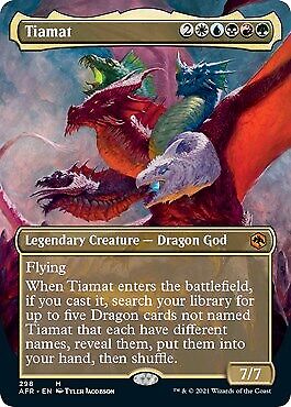 Tiamat (Borderless) Adventures in the Forgotten Realms Foil - LP