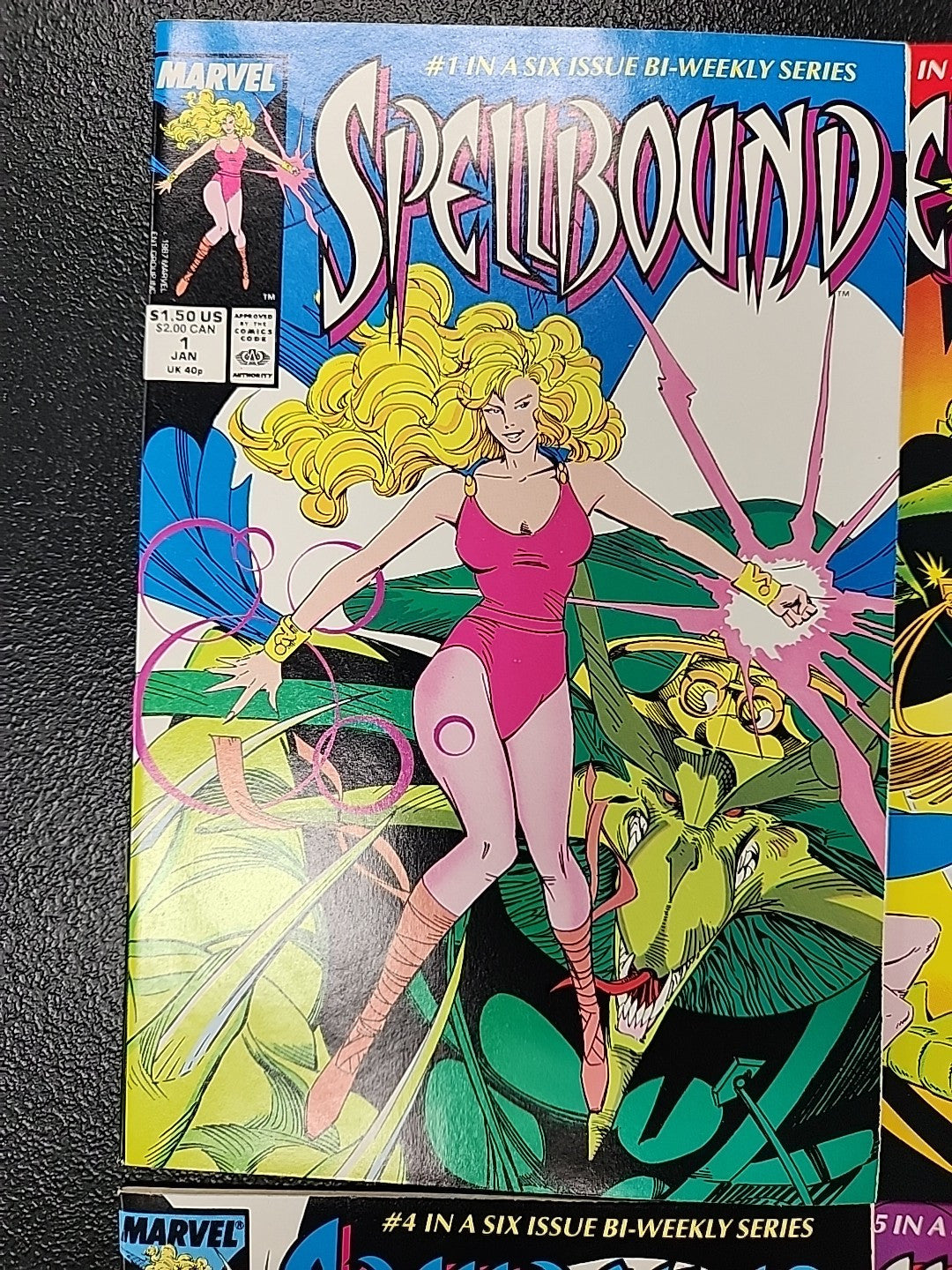 SPELLBOUND #1-6 (1988) MARVEL COMICS FULL COMPLETE SERIES 1st Spellbinder App