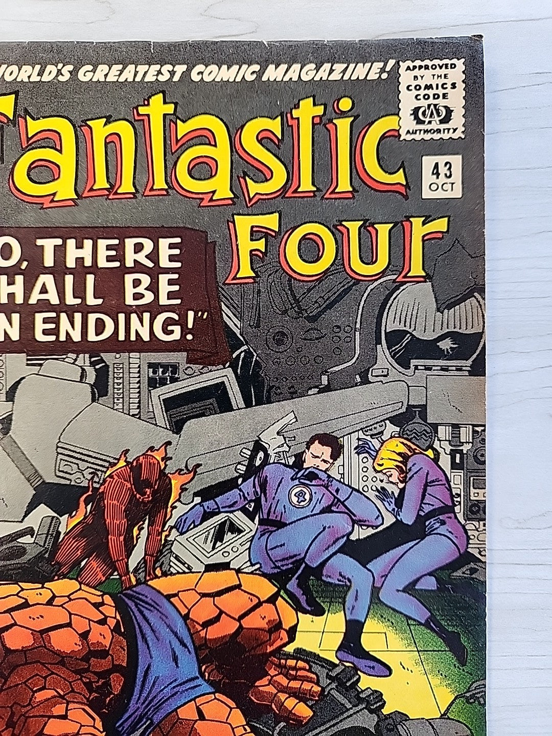 Fantastic Four #43 Marvel Comics 1965 Thing Cover F/VF 