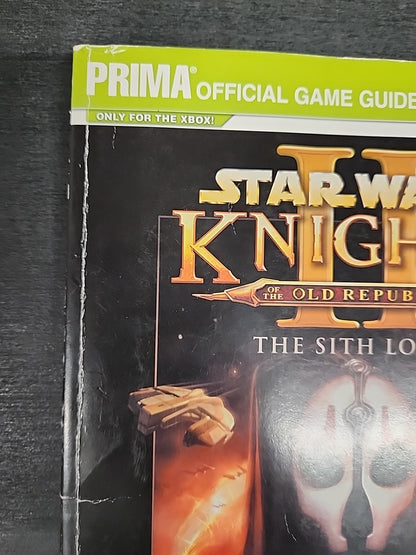 Star Wars Knights of the Old Republic II Prima Strategy Guide Xbox with Poster