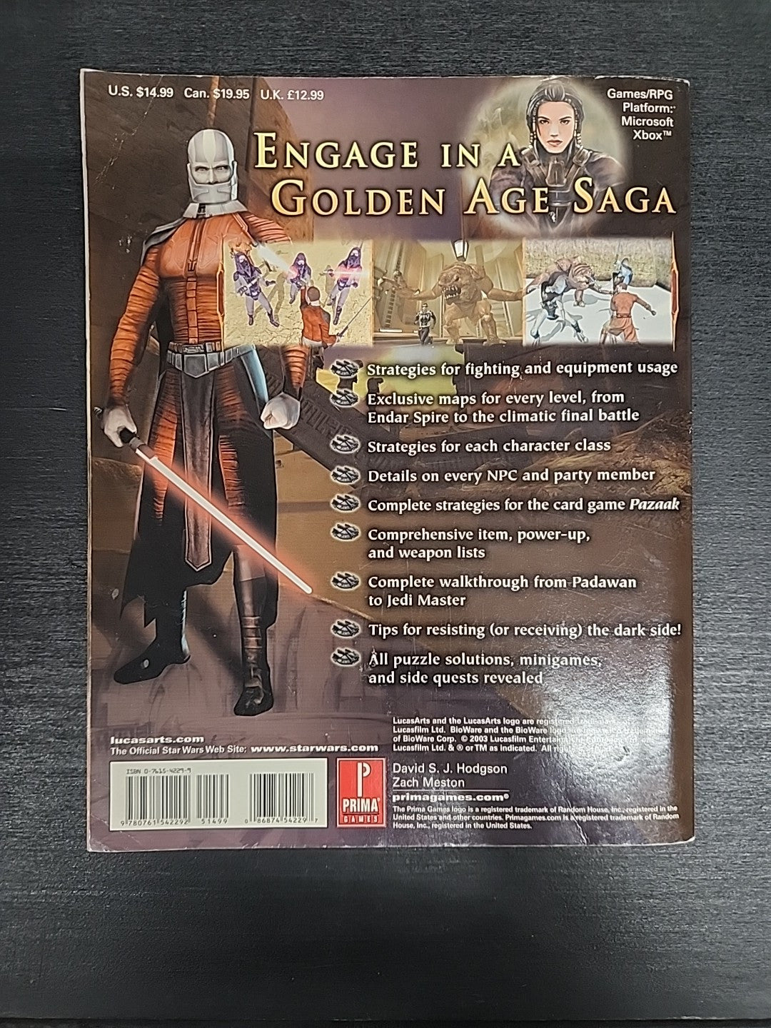 Star Wars Knights of the Old Republic Prima's Official Strategy Guide (2003)