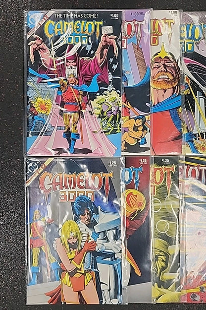 Camelot 3000 (1982) Lot - Complete Series Set w/Issue #s 1-12 Bolland