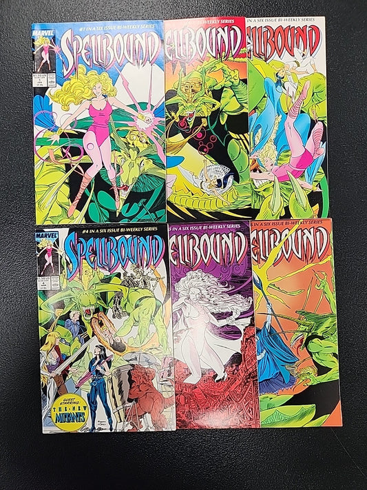 SPELLBOUND #1-6 (1988) MARVEL COMICS FULL COMPLETE SERIES 1st Spellbinder App